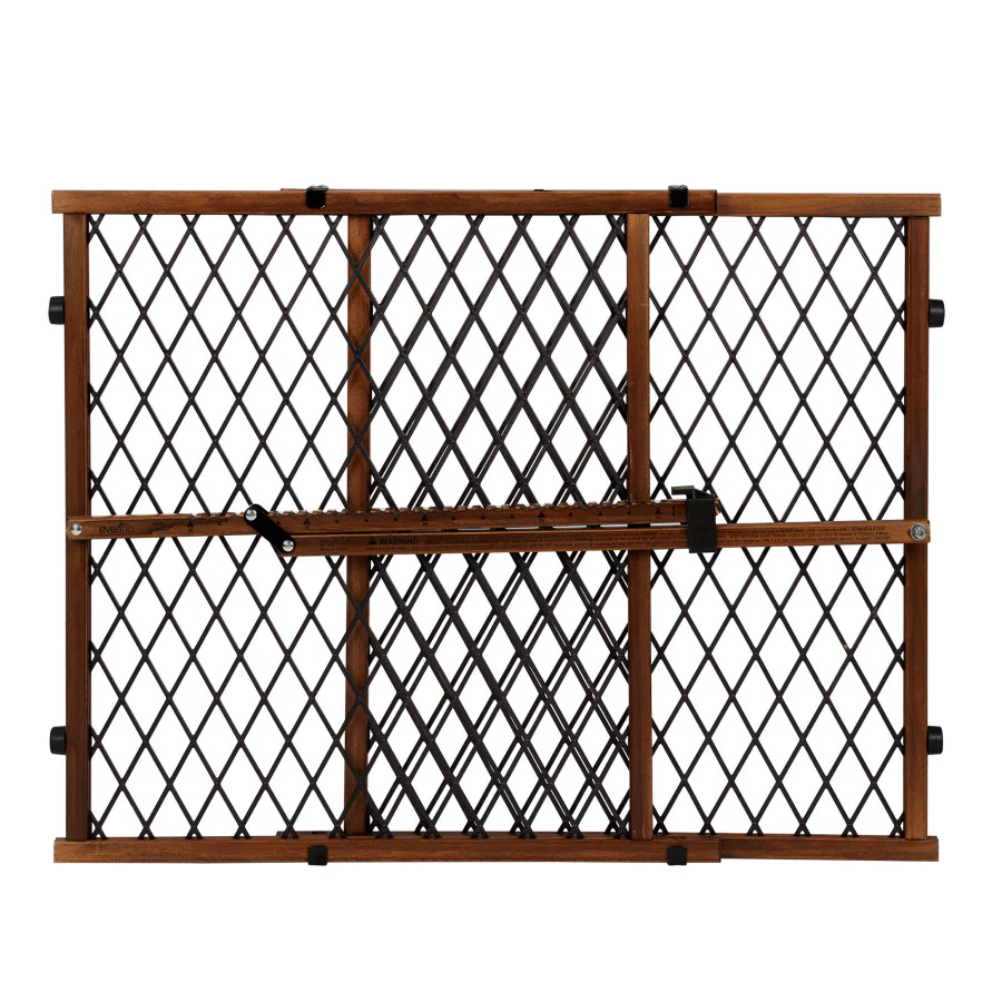 Position & Lock Adjustable Wood Baby Gate - Image 3