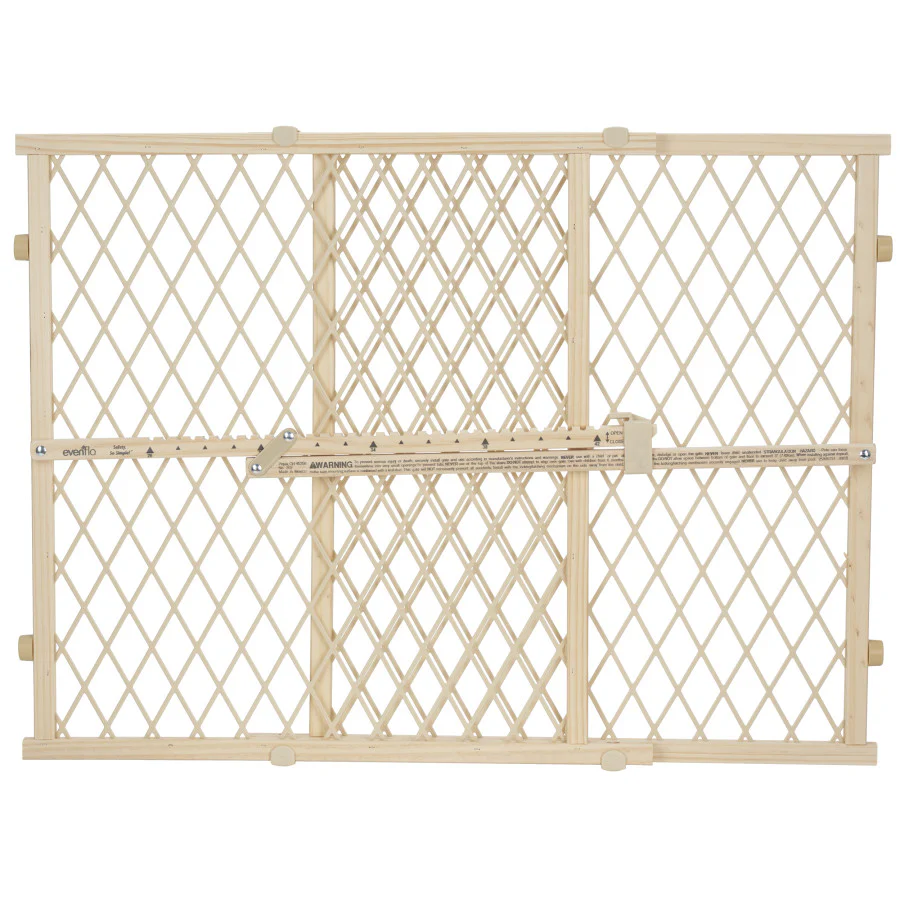 Position & Lock Adjustable Wood Baby Gate - Image 4