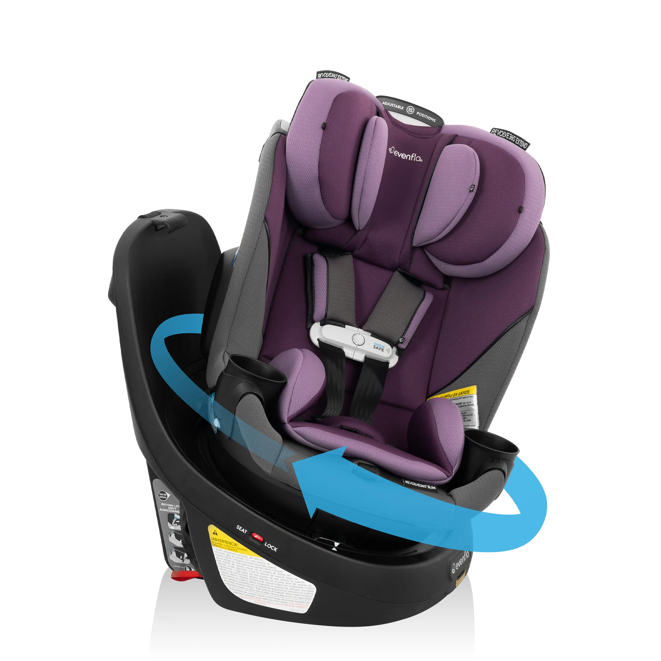 Revolve360 Slim 2-in-1 Rotating Car Seat with SensorSafe - Image 3